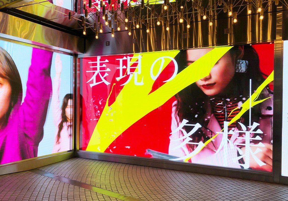 デジタルサイネージ導入 リゼクリニック渋谷店