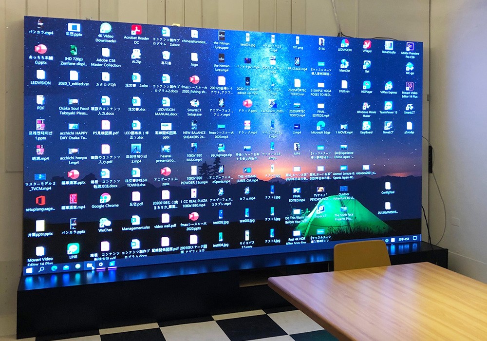 デジタルサイネージ導入 某デジタル機器会社