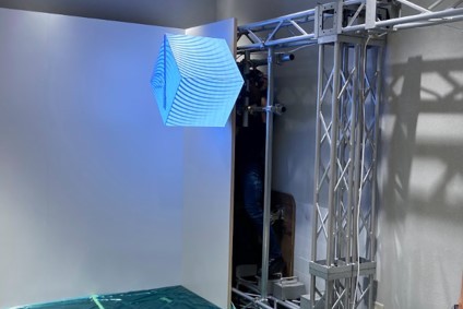 化粧品メーカーのポップアップイベントにLEDキューブサイネージを導入