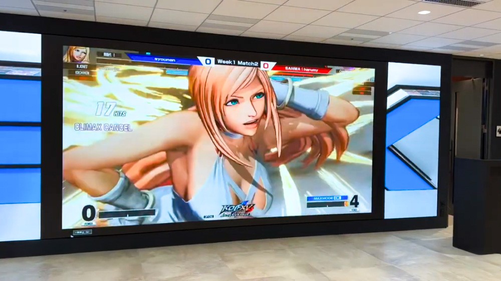 ゲーム制作会社オフィス移転に高輝度LEDヴィジュアルウォールを導入