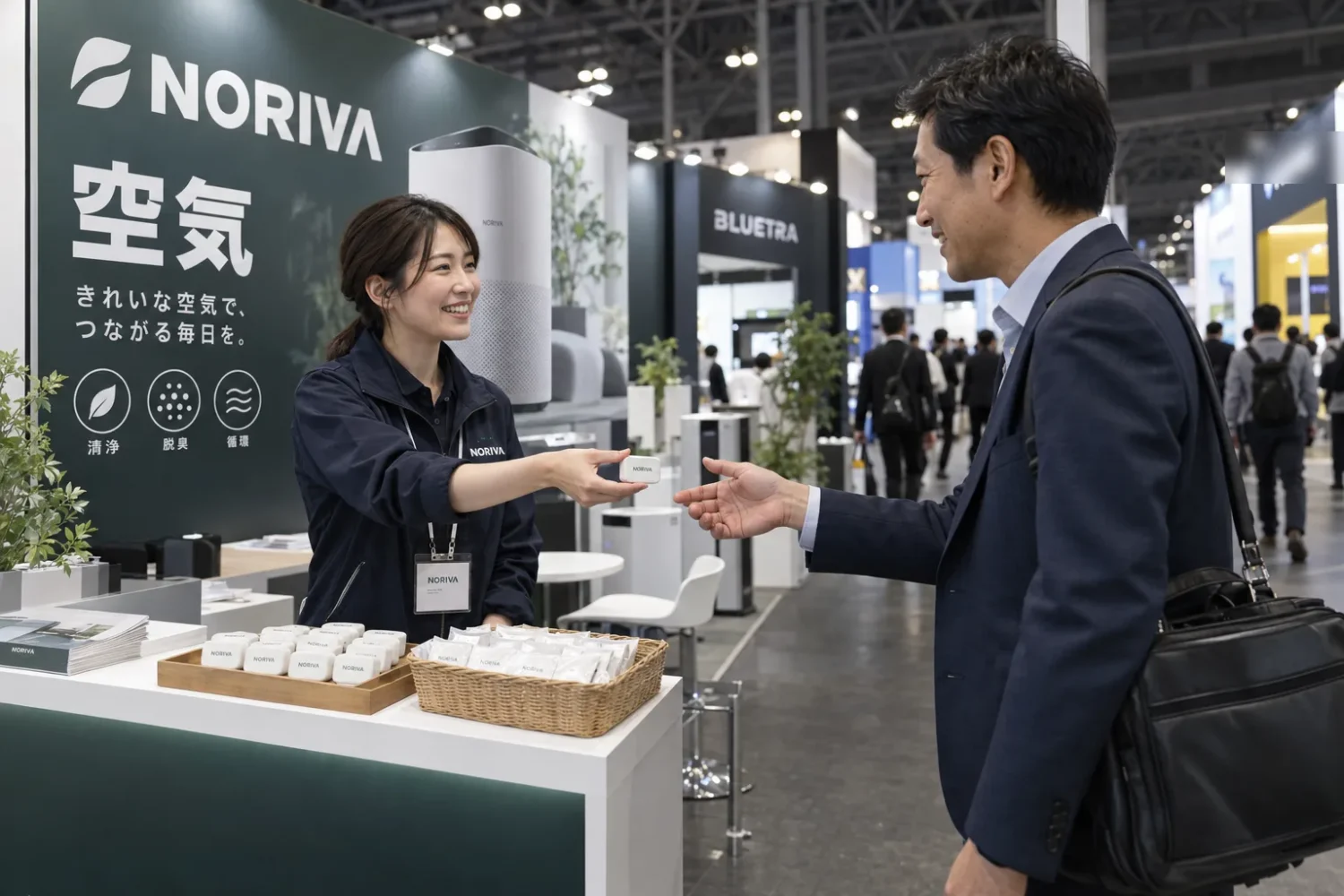 展示会のブース集客アイデア｜ノベルティの渡し方・声かけ・実演から、映像と体験型コンテンツまで